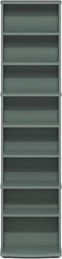 Furinno® JAYA – Ekskluzywny Pionowy Regał Multimedialny i Biblioteczka 8-Poziomowa – Regulowane Półki
