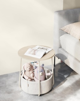 VASAGLE® LILEA Collection – Nowoczesny Okrągły Stolik Kawowy i Pomocniczy