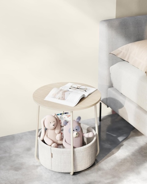 VASAGLE® LILEA Collection – Nowoczesny Okrągły Stolik Kawowy i Pomocniczy