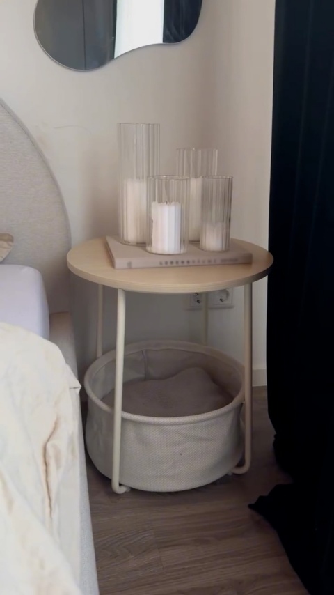 VASAGLE® LILEA Collection – Nowoczesny Okrągły Stolik Kawowy i Pomocniczy