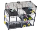 Ferplast® Multipla Chomik – Ekskluzywna Duża Klatka Modułowa dla Chomika i Myszy – 72,5 x 37,5 x 62 cm