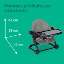 Bebeconfort® Moly – Przenośne Składane Krzesełko Podróżne do Karmienia – Nakładka Podwyższająca na Krzesło