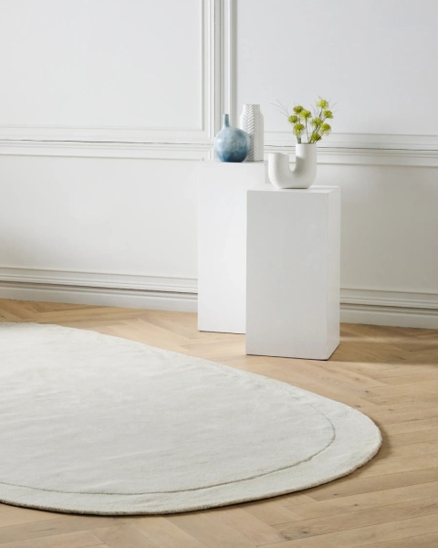 Beliani® Mitha – Luksusowy Dywan Ręcznie Tuftowany o Nieregularnym Kształcie (200 x 300 cm) – Szlachetna Wiskoza i Wełna