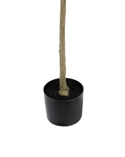 Beliani® Olive Tree – Sztuczne Drzewko Oliwne (178 cm) – Realistyczne Liście i Owoce, Dociążona Donica Cementowa