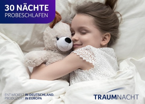 Traumnacht® Trendline BT-Kiddy – Ekskluzywny Antyalergiczny Materac Dziecięcy – 70 x 140 x 9 cm