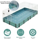 MidWest Homes for Pets® – Profesjonalna Klatka Modułowa dla Świnek Morskich – 119 x 61 x 36 cm – Powierzchnia 0,7 m²