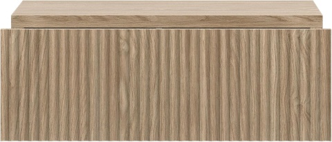 Selsey® Nolie – Ekskluzywny Wiszący Stolik Nocny w Stylu Japandi – Pojemna Szuflada z Systemem Push-To-Open