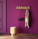 KARE DESIGN Monkey Hook® – Złoty Wieszak Ścienny z Motywem Zwierzęcym – 8 Solidnych Haczyków – Materiał: Polirezyna Premium