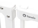 Lionelo® Bramka Truus Slim LED – Metalowa Rozporowa Barierka Ochronna z Lampką LED i Czujnikiem Zmierzchu – Niski Próg 1,5 cm