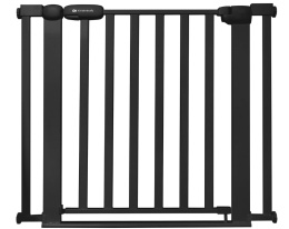 Kinderkraft® LOCK&GO – Metalowo-Drewniana Rozporowa Barierka Bezpieczeństwa dla Dzieci Regulowana Szerokość: 75 do 103 cm Bramka