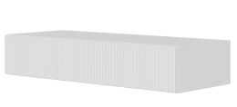 Konsola Selsey Veldio® – Wisząca Konsola / Toaletka z Frezowanym Frontem i Szufladą – Wymiary: 90 x 35,6 x 17 cm – Kolor: Biały