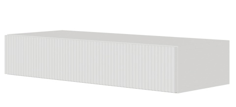 Konsola Selsey Veldio® – Wisząca Konsola / Toaletka z Frezowanym Frontem i Szufladą – Wymiary: 90 x 35,6 x 17 cm – Kolor: Biały