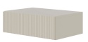 Szafka Nocna Veldio® – Wiszący Stolik Nocny z Szufladą – Wymiary: 50 x 35,6 x 17 cm – Szary Taupe (Szary Beż)