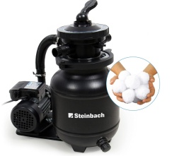 Steinbach® Active Balls+ (040386) – Wydajny System Filtrujący do Basenu z Kulkami Filtracyjnymi (320 g)