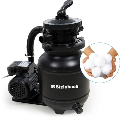 Steinbach® Active Balls+ (040386) – Wydajny System Filtrujący do Basenu z Kulkami Filtracyjnymi (320 g)