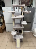 Grand Palace® XL – Gigantyczny i Wzmocniony Drapak dla Dużych Kotów 191 cm – 2 Platformy XL, Przestronny Domek, Mega Hamak