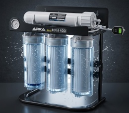 ARKA® myAQUA 400 – Kompaktowy System Odwróconej Osmozy z Pompą Podwyższającą Ciśnienie (do 400 l/dobę)