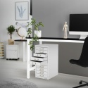 ML-Design® – Stalowa Szafka Biurowa z 10 Szufladami (28 x 38 x 60 cm) – Ramki na Etykiety – Mieści Format DIN A4