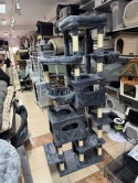 Grand Tower® XXL – Monumentalny Drapak dla Dużych Kotów 190 cm – Podstawa na 6 Słupkach