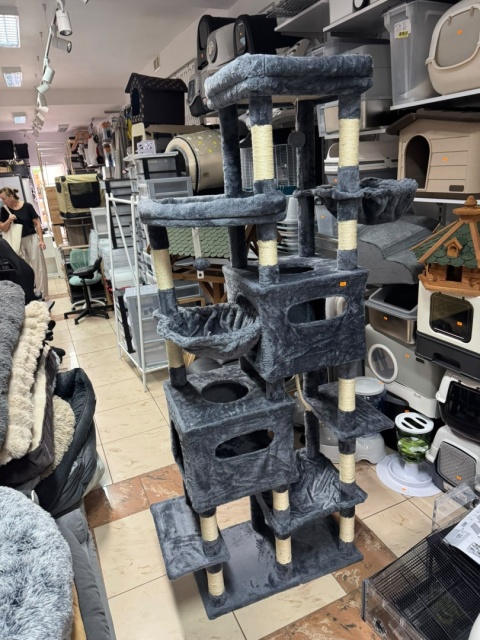 Grand Tower® XXL – Monumentalny Drapak dla Dużych Kotów 190 cm – Podstawa na 6 Słupkach