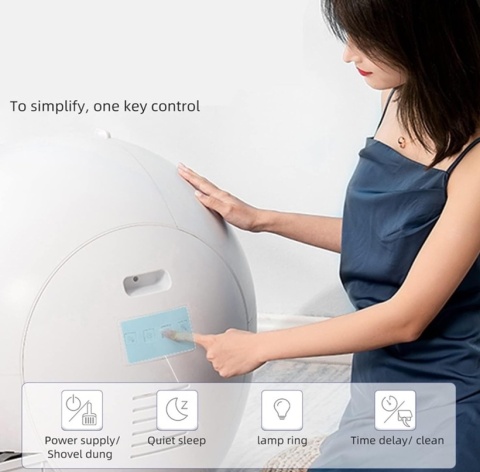 LERORA® Smart Cat Litter Box – Inteligentna Samoczyszcząca Kuweta dla Kota z Aplikacją WiFi