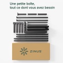 Zinus® Elias – Metalowa Rama Łóżka / Platforma pod Materac 140 x 190 cm – Stalowy Stelaż z Listwami