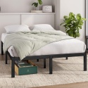 Zinus® Elias – Metalowa Rama Łóżka / Platforma pod Materac 140 x 190 cm – Stalowy Stelaż z Listwami