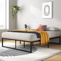 Zinus® Minimalist Platform Bed – Metalowa Rama Łóżka / Platforma pod Materac 140 x 190 cm
