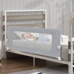 Aufun® – Składana Barierka Ochronna / Osłona do Łóżka Dziecięcego (Długość 200 cm)