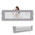 Aufun® – Składana Barierka Ochronna / Osłona do Łóżka Dziecięcego (Długość 200 cm)