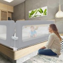 Aufun® – Składana Barierka Ochronna / Osłona do Łóżka Dziecięcego (Długość 200 cm)