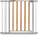 Hauck® Wood Lock 2 – Samoregulująca Barierka BRAMKA Ochronna na Drzwi i Schody (Szerokość 84–89 cm) z Przedłużeniem 9 cm