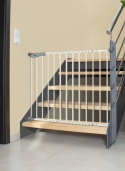 Reer® Advanced – Uniwersalna BRAMKA Barierka Ochronna na Drzwi i Schody (Płynna Regulacja 77 – 110 cm)