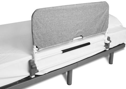 KMINA® – Składana Barierka Ochronna & Pomoc przy Wstawaniu z Łóżka dla Seniorów i Osoób Dorosłych (90 x 52,5 cm)