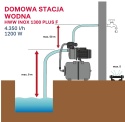 DEFEKT- T.I.P.® HWW INOX 1300 Plus F – Zestaw Hydroforowy / Pompa Domowa (1200 W / 4350 l/h / 5 bar)