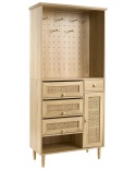 Beliani® Forster – Wielofunkcyjna Garderoba do Przedpokoju z Szafką na Buty i Wieszakiem (77 x 37 x 170 cm)