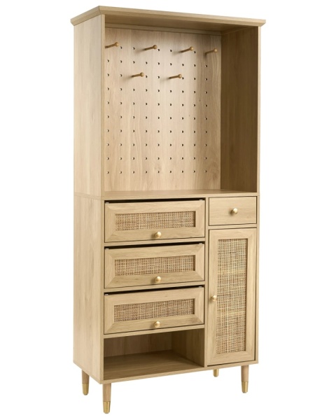Beliani® Forster – Wielofunkcyjna Garderoba do Przedpokoju z Szafką na Buty i Wieszakiem (77 x 37 x 170 cm)