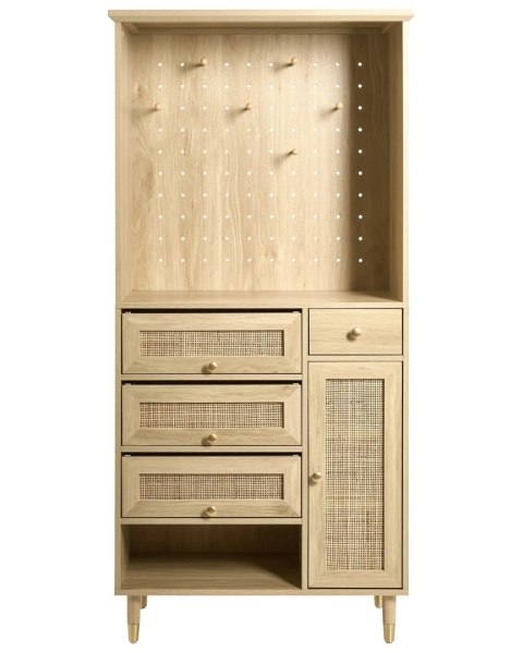 Beliani® Forster – Wielofunkcyjna Garderoba do Przedpokoju z Szafką na Buty i Wieszakiem (77 x 37 x 170 cm)