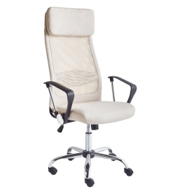 Beliani® Pioneer – Ergonomiczne Krzesło Biurowe Obrotowe (Szerokość 63 cm) – Przewiewne Siatkowe Oparcie, Funkcja Odchylenia