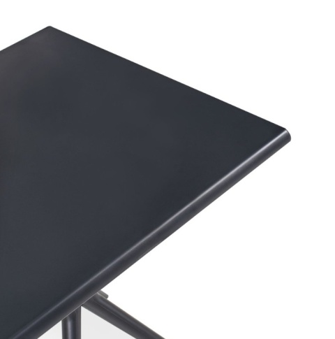 BELIANI Piave – Stół Ogrodowy / Balkonowy (70 x 70 x 77 cm) – Polimer Wzmocniony Włóknem Szklanym, Odporność na UV i Pogodę