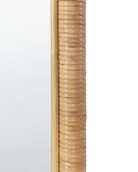 Beliani® Montot – Owalne Rattanowe Lustro Stojące (50 x 150 cm) – Naturalna Ręcznie Pleciona Rama z RATTANU