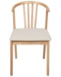 [zestaw 2 szt] Beliani® Craig – Klasyczne Krzesło do Jadalni i Kuchni (80 x 50 cm) – Drewno Kauczukowe w Kolorze Dębu