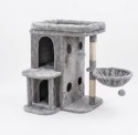 CatVilla XL – Kompaktowy Drapak / Wieża dla Kota (70 x 50 x 65 cm) – Bardzo Duża Platforma Obserwacyjna