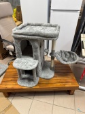 CatVilla XL – Kompaktowy Drapak / Wieża dla Kota (70 x 50 x 65 cm) – Bardzo Duża Platforma Obserwacyjna