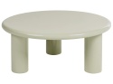 Beliani® Itasca – Okrągły Stolik Kawowy do Salonu (80 x 80 x 35 cm) – Minimalistyczny Style Skandynawski, Trwała Płyta MDF