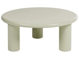Beliani® Itasca – Okrągły Stolik Kawowy do Salonu (80 x 80 x 35 cm) – Minimalistyczny Style Skandynawski, Trwała Płyta MDF