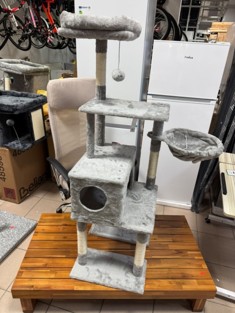Cat Tower Loft Steel XL – Wzmocniony Drapak / Wieża dla Kota (50 x 40 x 125 cm) – Stalowa Konstrukcja Podstawy