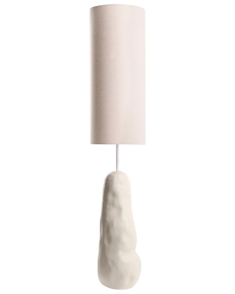 Beliani® Selb – Ceramiczna Lampa Podłogowa (28 x 28 x 136 cm)