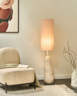 Beliani® Selb – Ceramiczna Lampa Podłogowa (28 x 28 x 136 cm)
