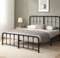 Zinus® Florence – Metalowa Rama Łóżka w Stylu Vintage (140 x 200 cm) – Wysokość 35 cm Pod Łóżkiem